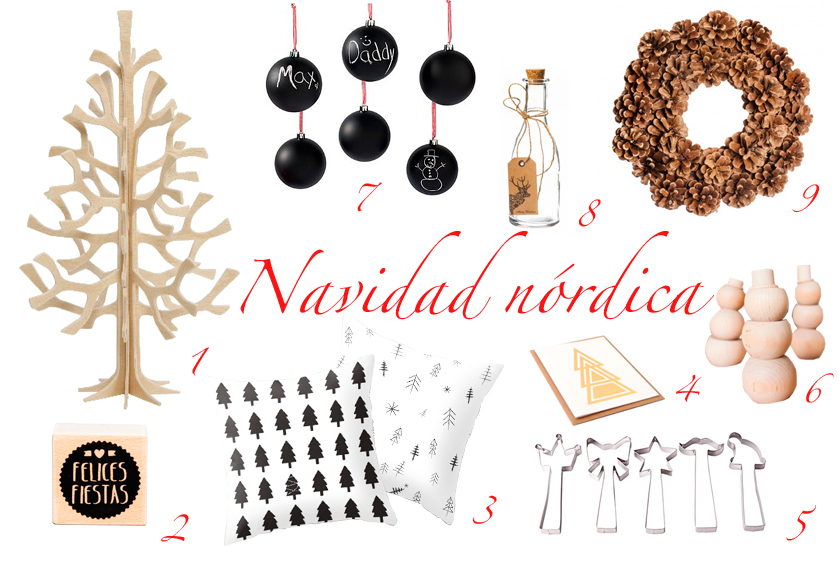 navidad nórdica nordic christmas decoración árbol de navidad muñeco de nieve interiorismo navideño