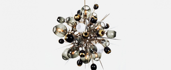 Lámparas que conjugan artesanía y diseño, piezas únicas de Lindsey Adelman