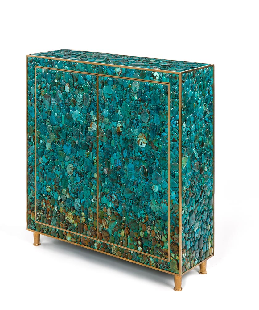 turquoise cabinet turquesa