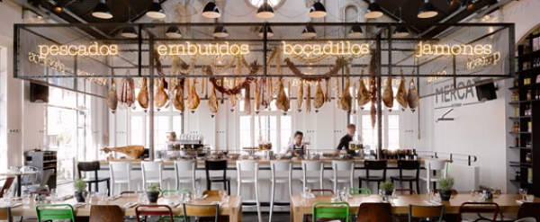Gastronomía española en Amsterdam: Mercat diseñado por Concrete
